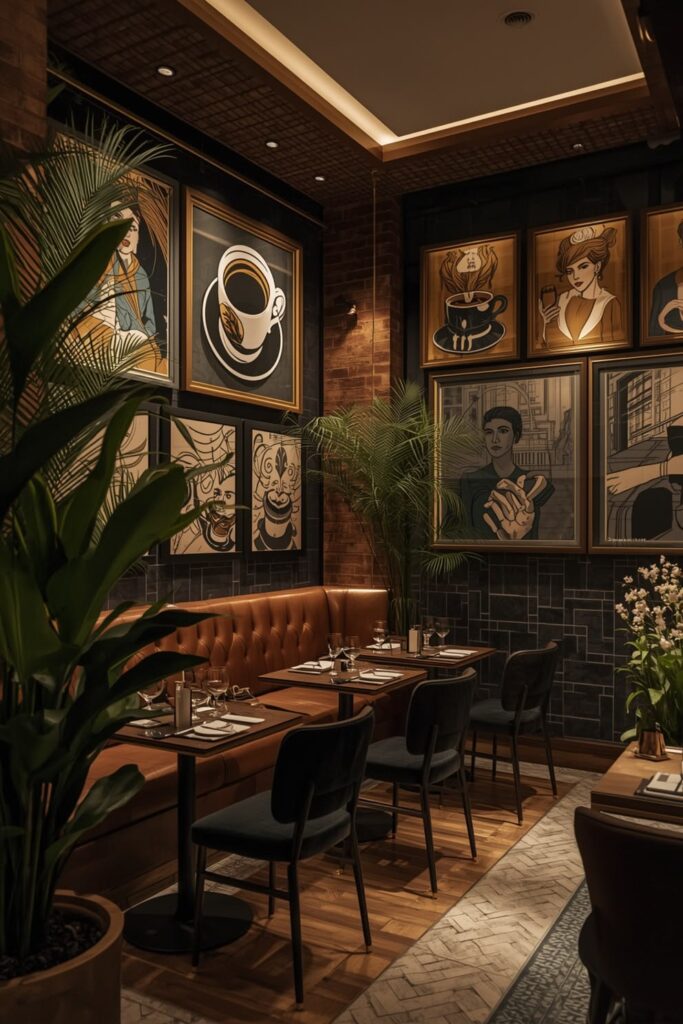 Sufiyaa Sips cozy cafe interior with aesthetic coffee decor
